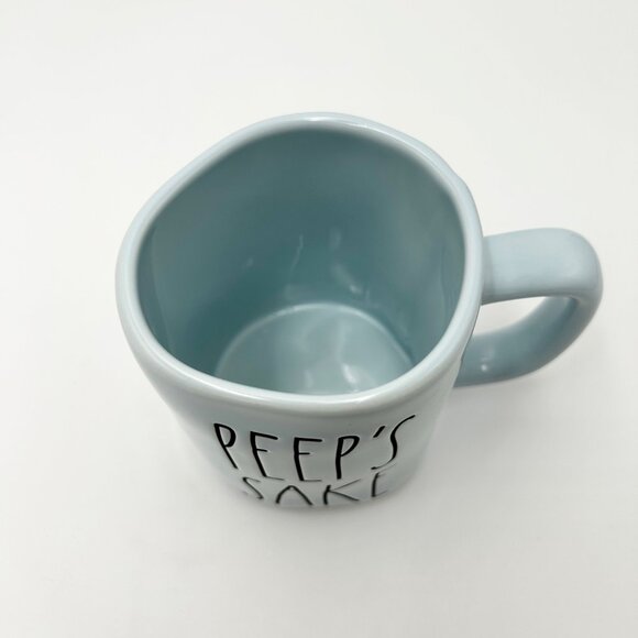 Rae Dunn Artisan Collection Peeps Sake Light Blue Ceramic Mug 12 Oz - Picture 3 of 8